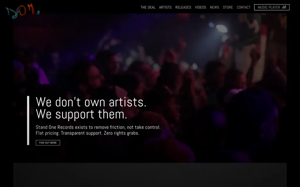 Stand One Records: Independent Canadian record label and artist management collective.